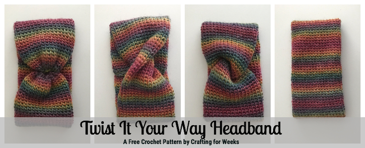 How to Crochet a Twisted Ear Warmer