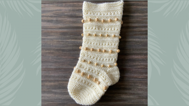 The XOXO Stocking: A Free Crochet Pattern