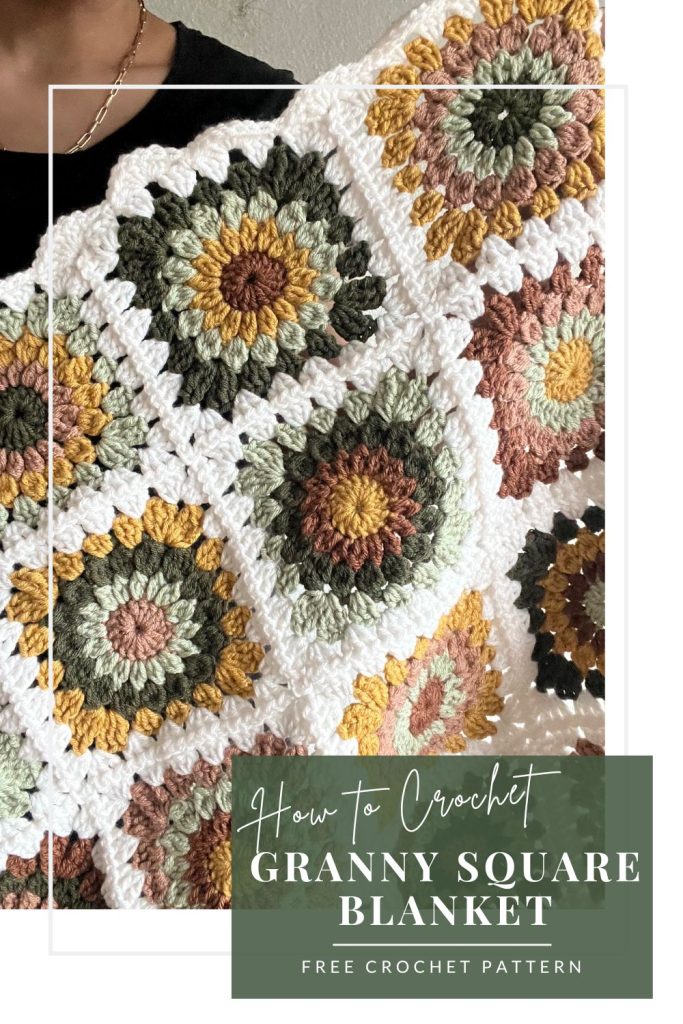 How to Crochet a Granny Square Baby Blanket - Crafting for Weeks